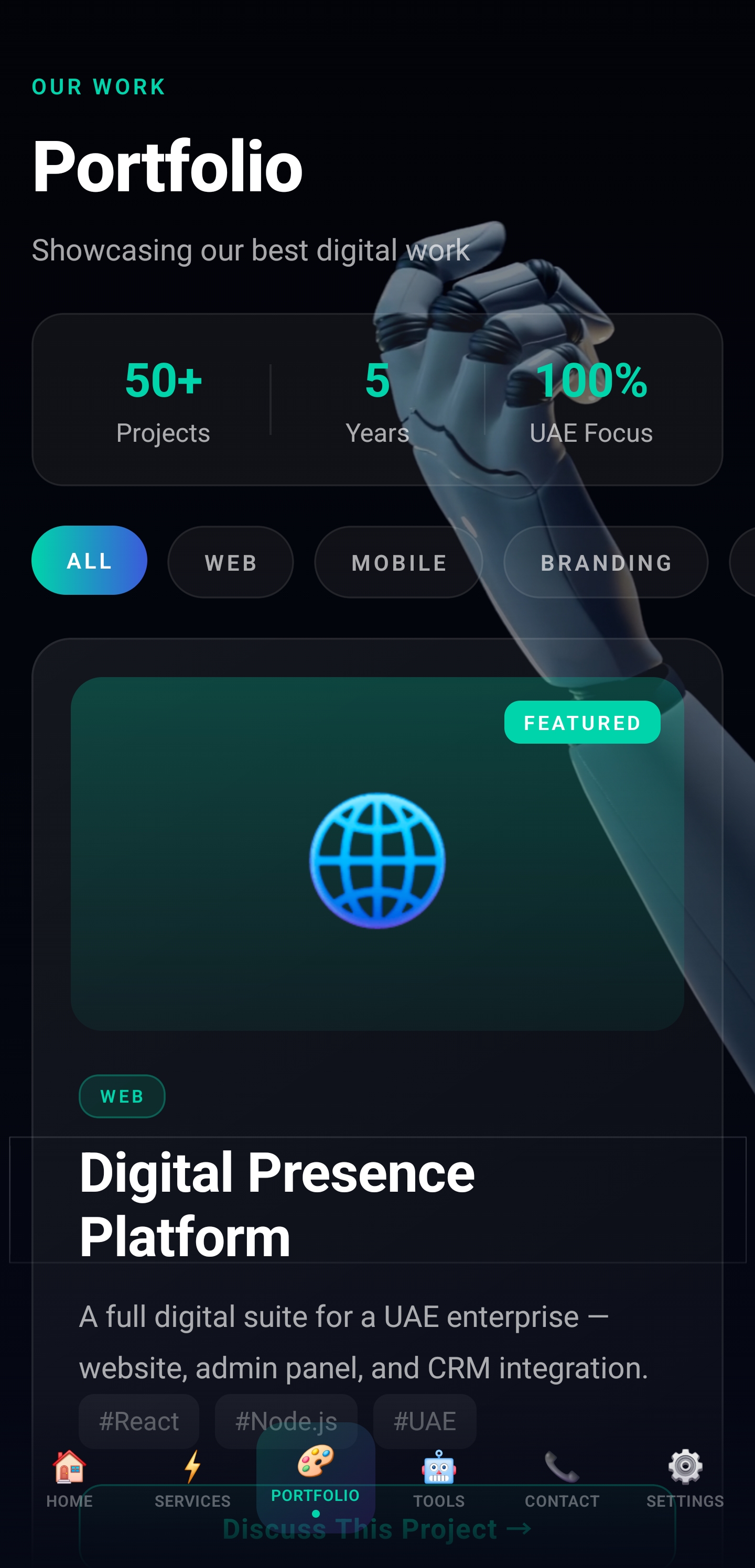 WeThink App — Portfolio